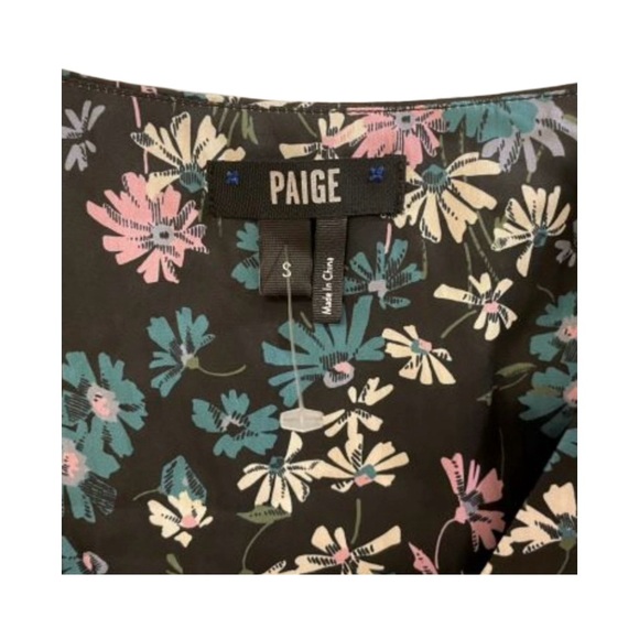 Paige Dark Floral Print Blouse _ NWOT - Picture 6 of 6
